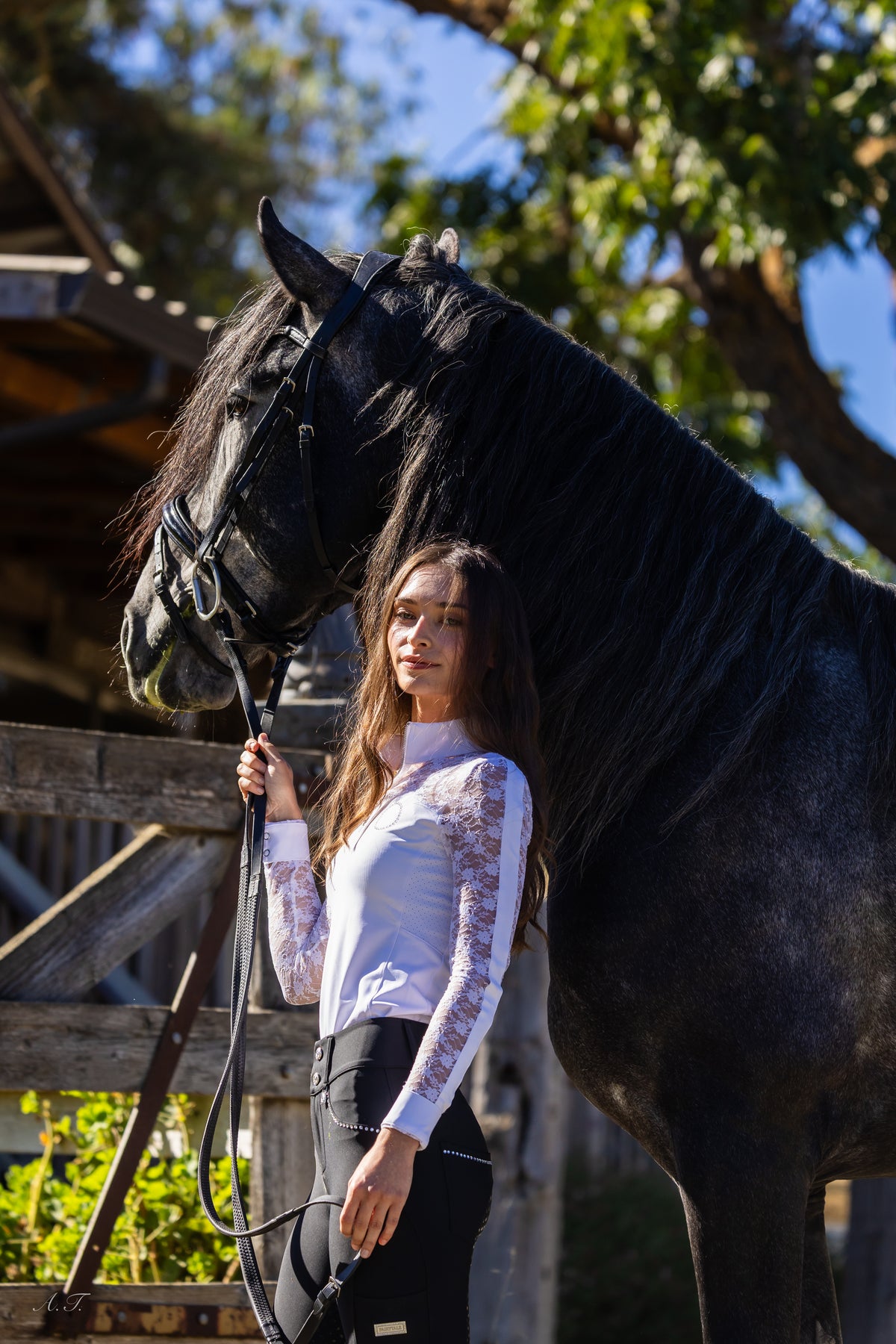Julie Lace Show Shirt