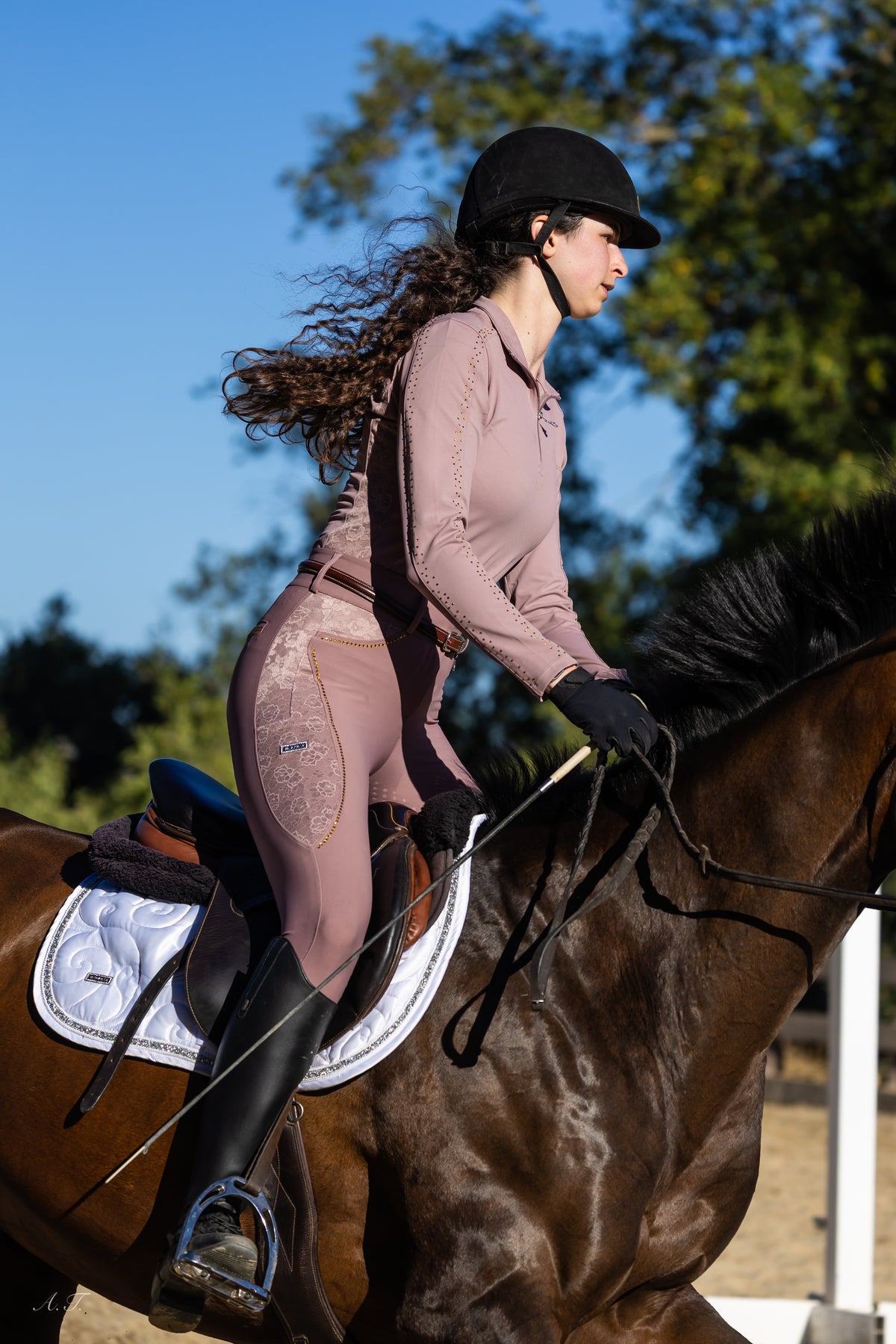 Fairytale Regal Breeches- Dusty Rose