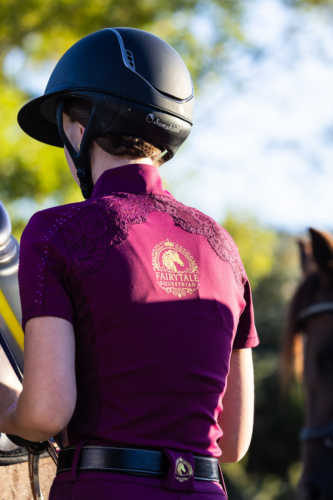 Fairytale Regal short Sleeve Shirt - Wine
