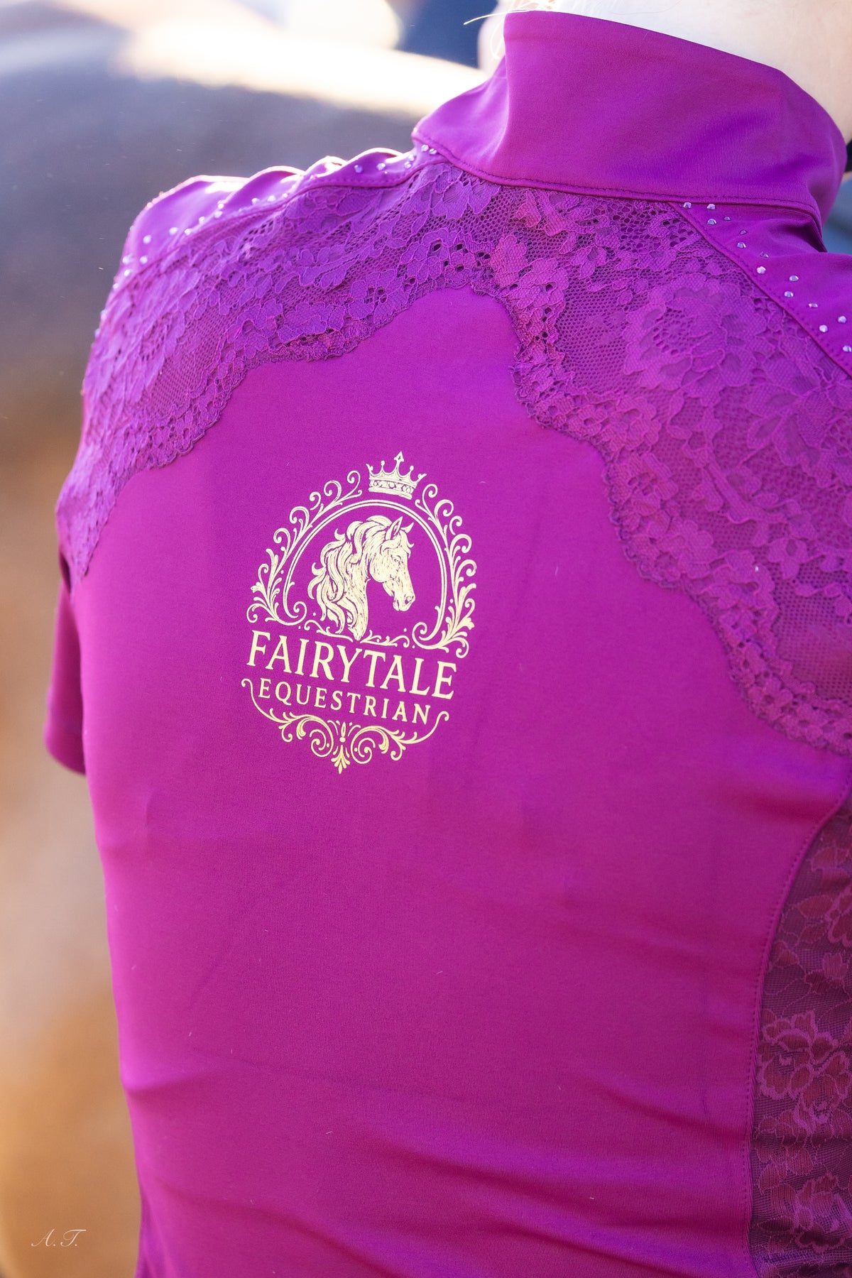 Fairytale Regal short Sleeve Shirt - Wine