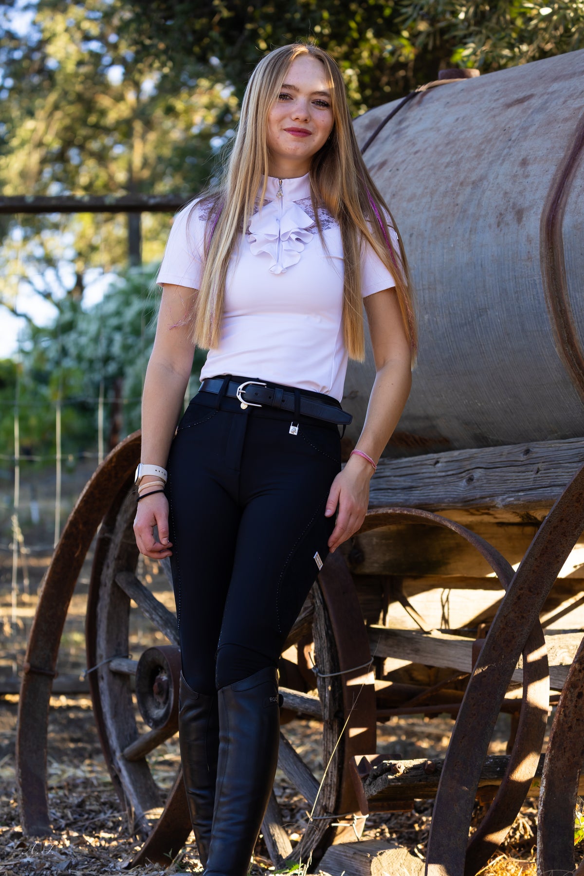 Duchess short sleeve shirt - White