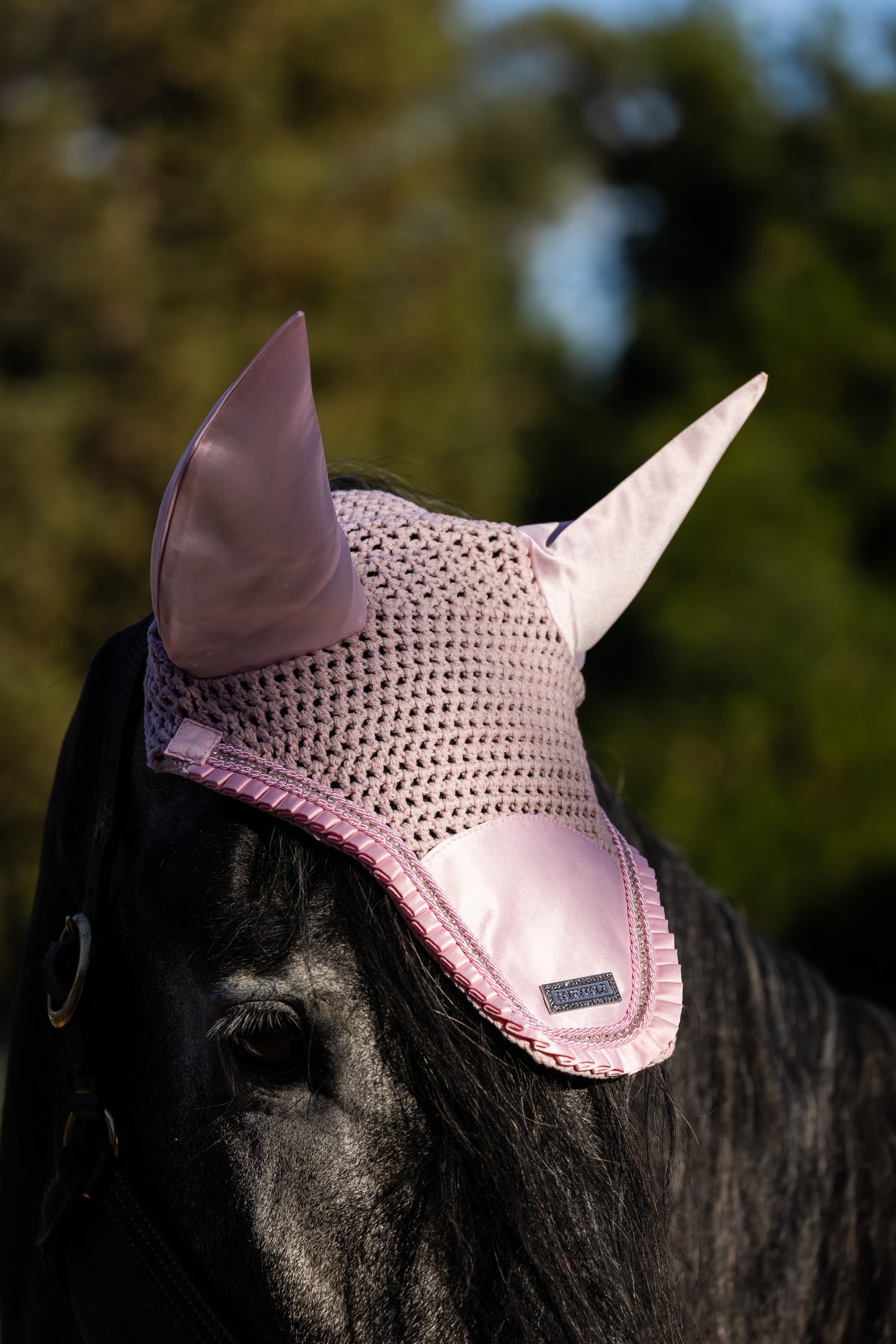 Fairytale Signature Monogram Ear Bonnet