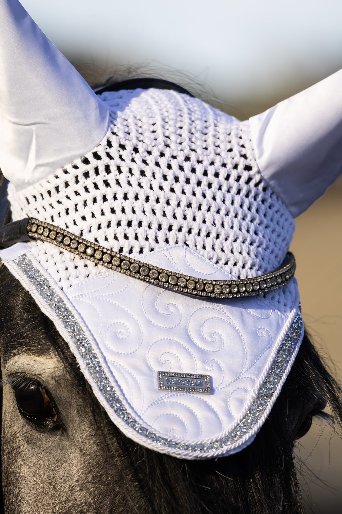 Stardust Ear Bonnet - White