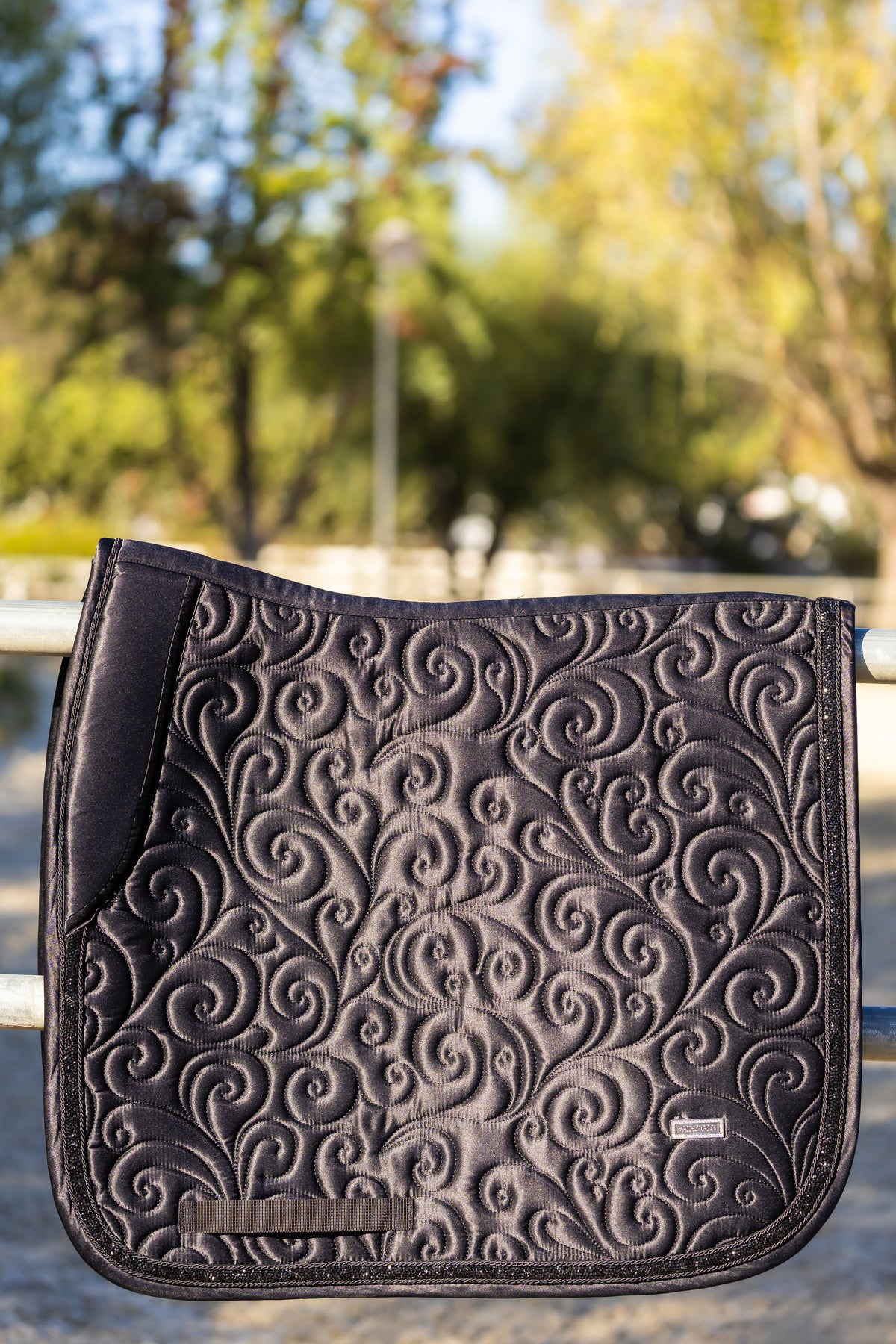 Fairytale Stardust Dressage Pad - Black