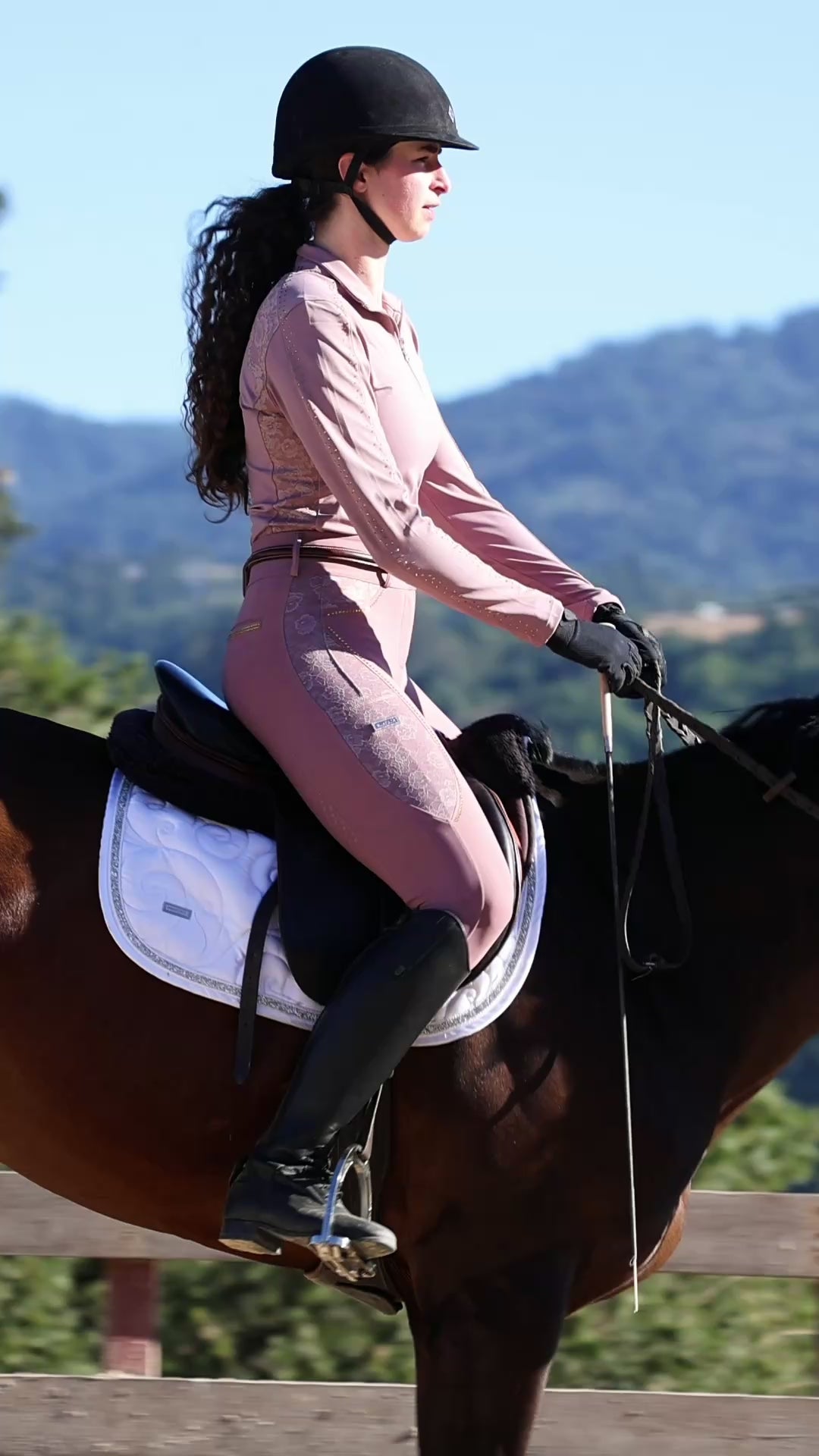 Fairytale Regal Breeches- Dusty Rose