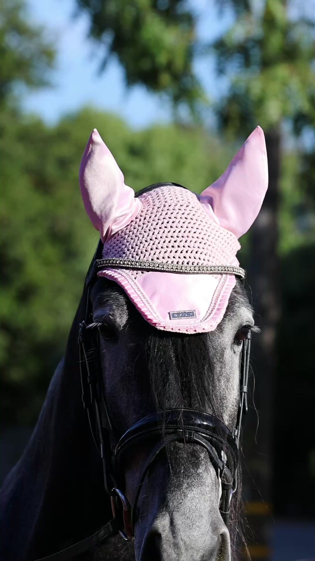 Fairytale Signature Monogram Ear Bonnet